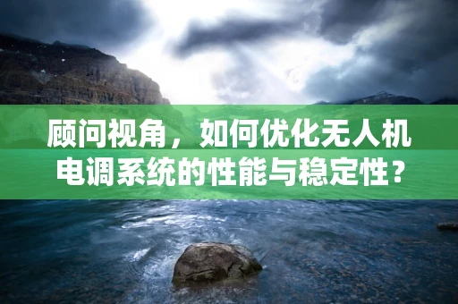 顾问视角，如何优化无人机电调系统的性能与稳定性？