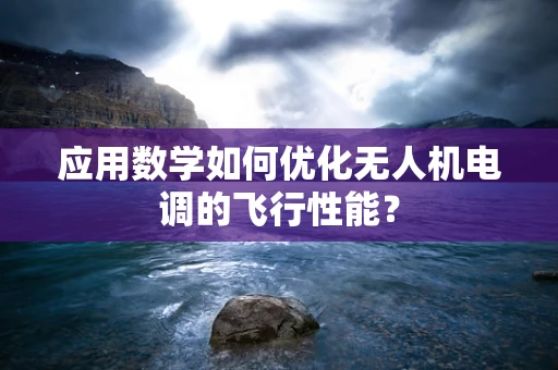 应用数学如何优化无人机电调的飞行性能？