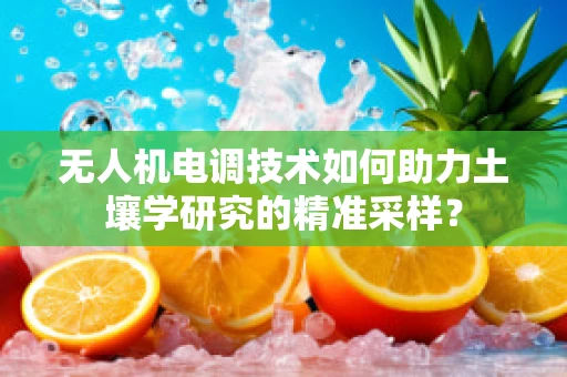 无人机电调技术如何助力土壤学研究的精准采样？