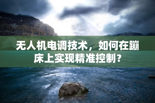 无人机电调技术，如何在蹦床上实现精准控制？