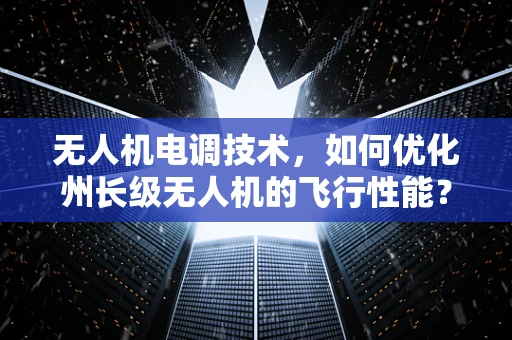 无人机电调技术，如何优化州长级无人机的飞行性能？