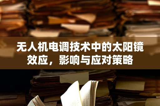 无人机电调技术中的太阳镜效应，影响与应对策略