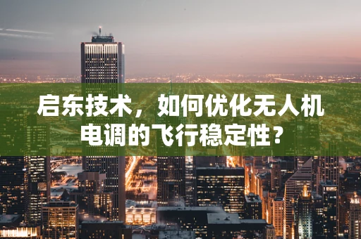 启东技术，如何优化无人机电调的飞行稳定性？