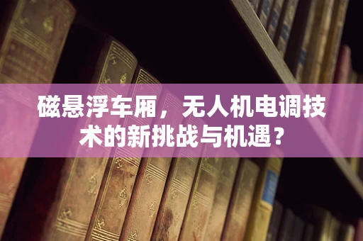 磁悬浮车厢，无人机电调技术的新挑战与机遇？