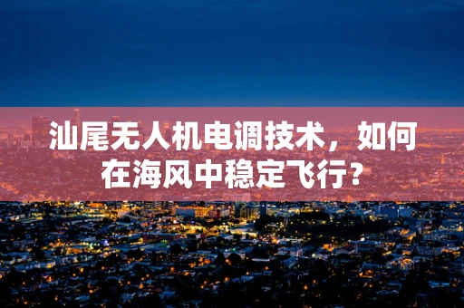 汕尾无人机电调技术，如何在海风中稳定飞行？